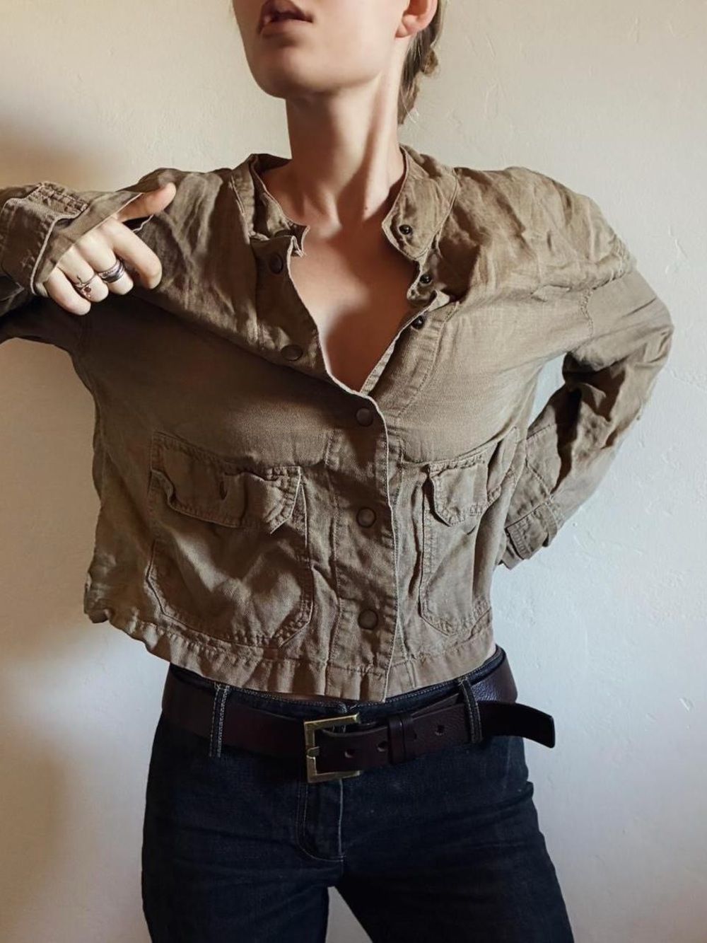 Vintage Linen Light Jacket